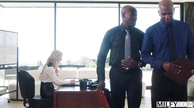 Andie Anderson surrender her heavy breasts and tight holes to a massive black cock