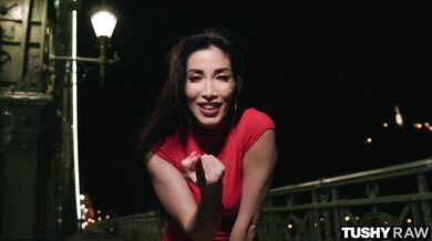 Total anal satisfaction for a gorgeous French belle as she takes every inch in her back door