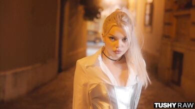 Ashby Winter surrenders her virgin starlet hole to a deep and intense stretching session