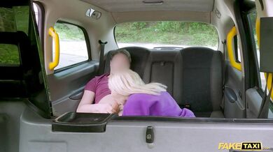 Blonde Brazilian hottie needs a new prescription, so she pays for her glasses with some intense backseat action