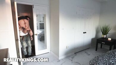 Victor Ray uses Ophelia Purr's body as a canvas before delivering a high-energy and deep pounding