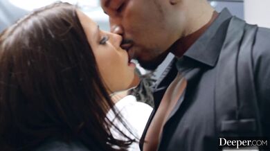 Maitland Ward and Adriana Chechik team up for a high energy double team session