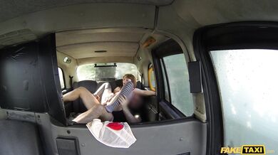 Horny redhead begs for a deep anal pounding to settle her taxi fare