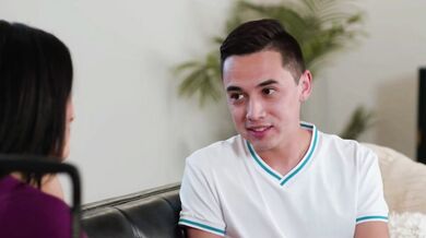 Reagan Foxx seduces her young stepson for a deep and messy pussy pounding