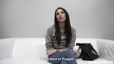 Cheating beauty getting wrecked at Czech casting