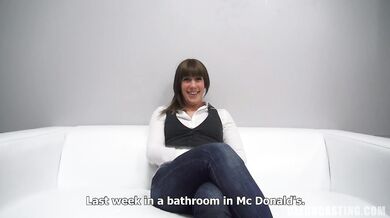 Watch this cute girl get totally naked on camera
