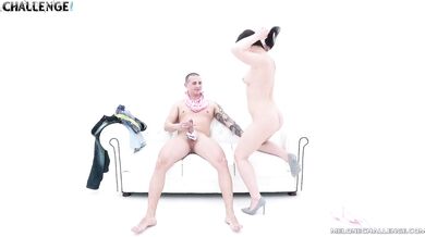 Wendy Moon tests a male amateur in a raw casting session