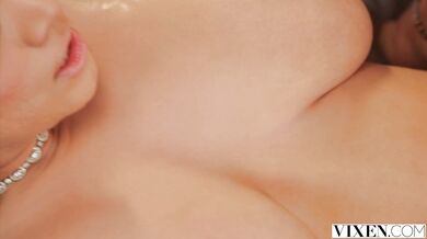 Busty Violet gets her tight pussy fucked raw by her hung bodyguard