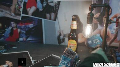 Busty Violet gets her tight pussy fucked raw by her hung bodyguard