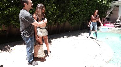 Gianna Dior and April Olsen get their tight pussies fucked raw in threesome