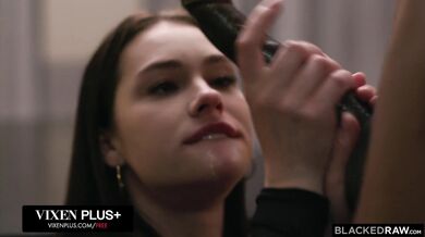 Tiny cutie Mila Perez getting her pussy wrecked by huge BBC