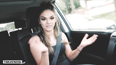 Athena Faris enjoys a hard reverse cowgirl session with a deep creampie