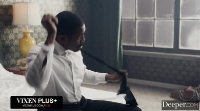 Stunning redhead Jessi Rae gets her tight pussy stretched by Isiah's huge BBC